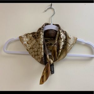 Coach silk scarf